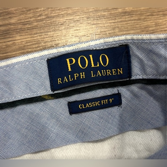 Polo by Ralph Lauren Blue and White Striped Men Shorts - Picture 2 of 8